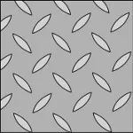 Ståldurk tårmönstrad 